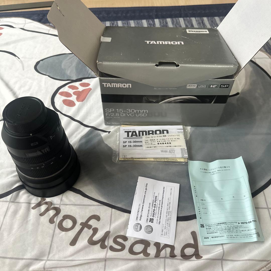 タムロン　A012N SP15-30mmF2.8 Di VC USD