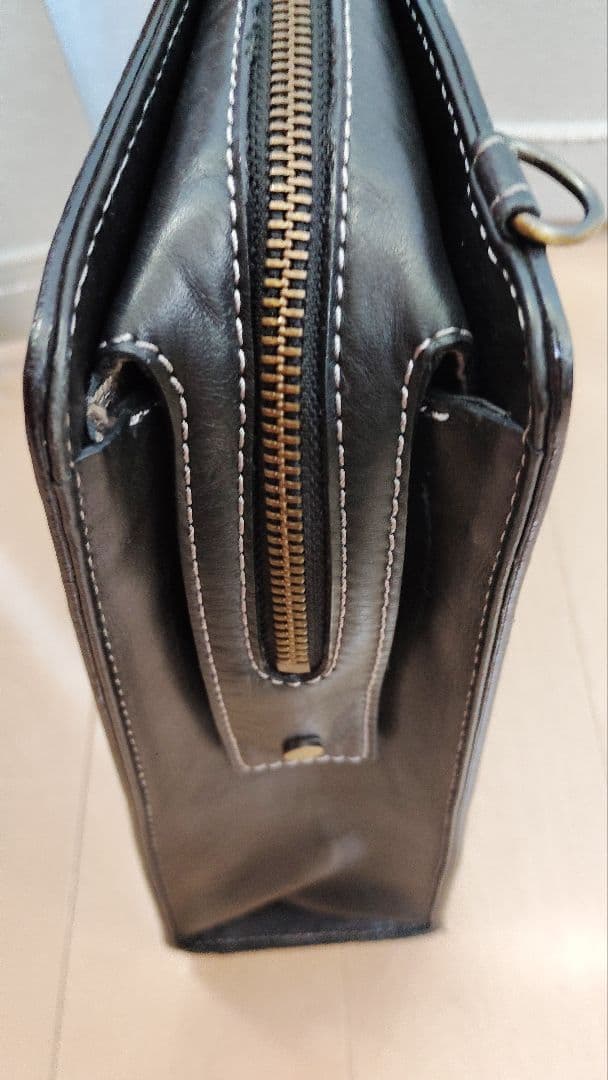 防水レザー　ブリーフケース