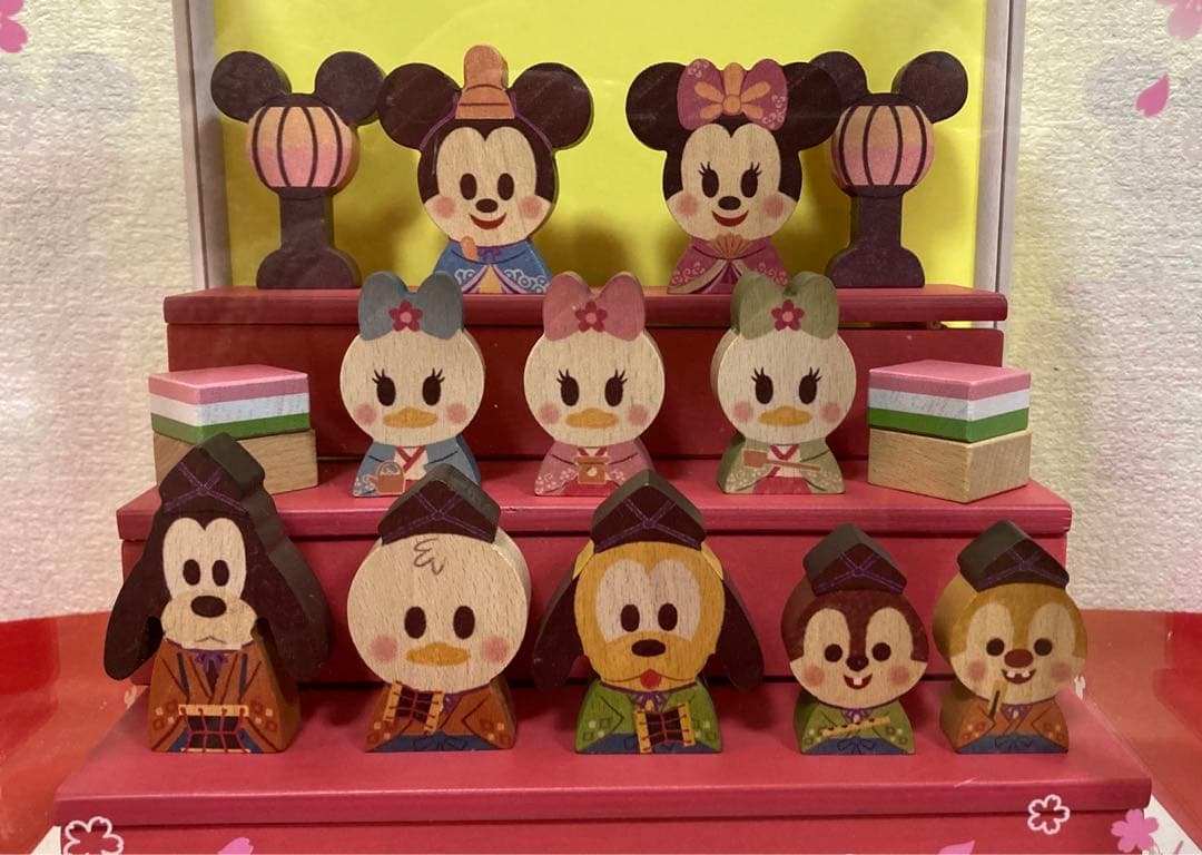 ＫＩＤＥＡ　ディズニー　ひな祭り　雛人形　ケース付き