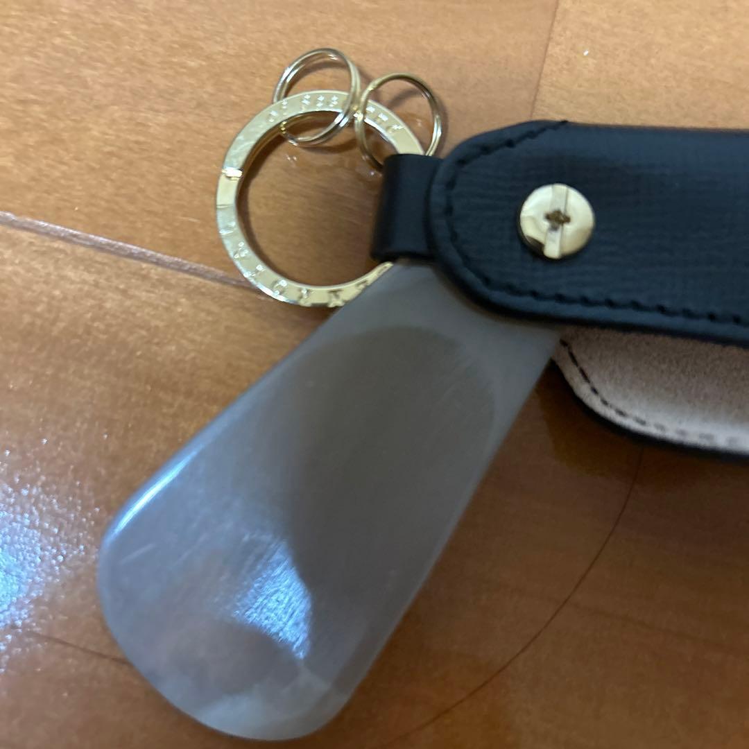 【ほぼ新品】グレンロイヤル ポケットシューホーン　ブラック　しぼ革