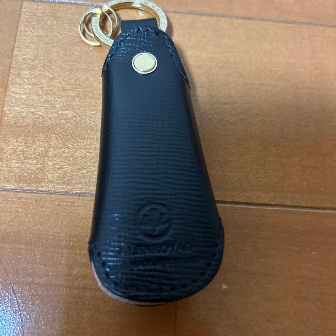 【ほぼ新品】グレンロイヤル ポケットシューホーン　ブラック　しぼ革