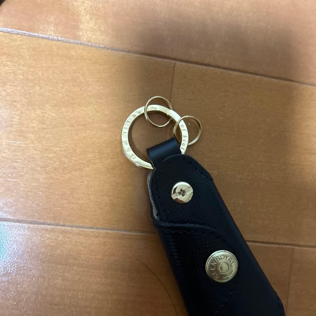 【ほぼ新品】グレンロイヤル ポケットシューホーン　ブラック　しぼ革