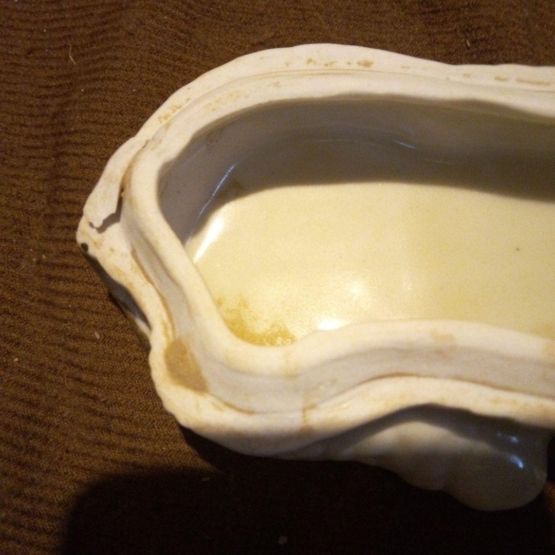 中国陶磁器　磁州窯　獣　香合