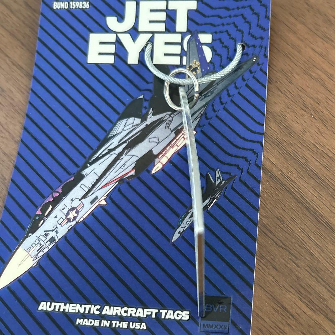 F-14 戦闘機　フライトタグキーホルダー　アメリカ海軍　飛行機