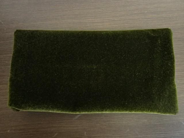 阪急電車の車両のシートと同じ生地を用いたティッシュボックスカバー　阪急電鉄