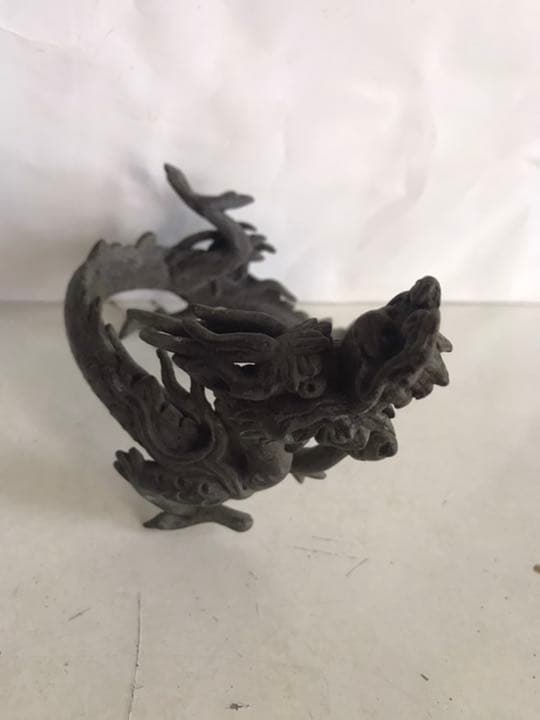 古銅龍置物，明治時期金工，重3⃣️2⃣️0⃣️克