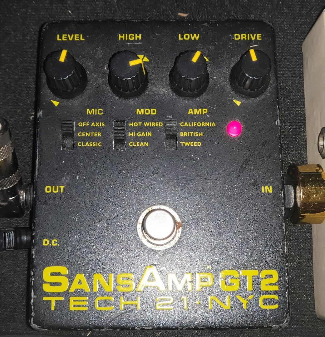 Tech21 SansAmp GT2　エレキギター　エフェクター