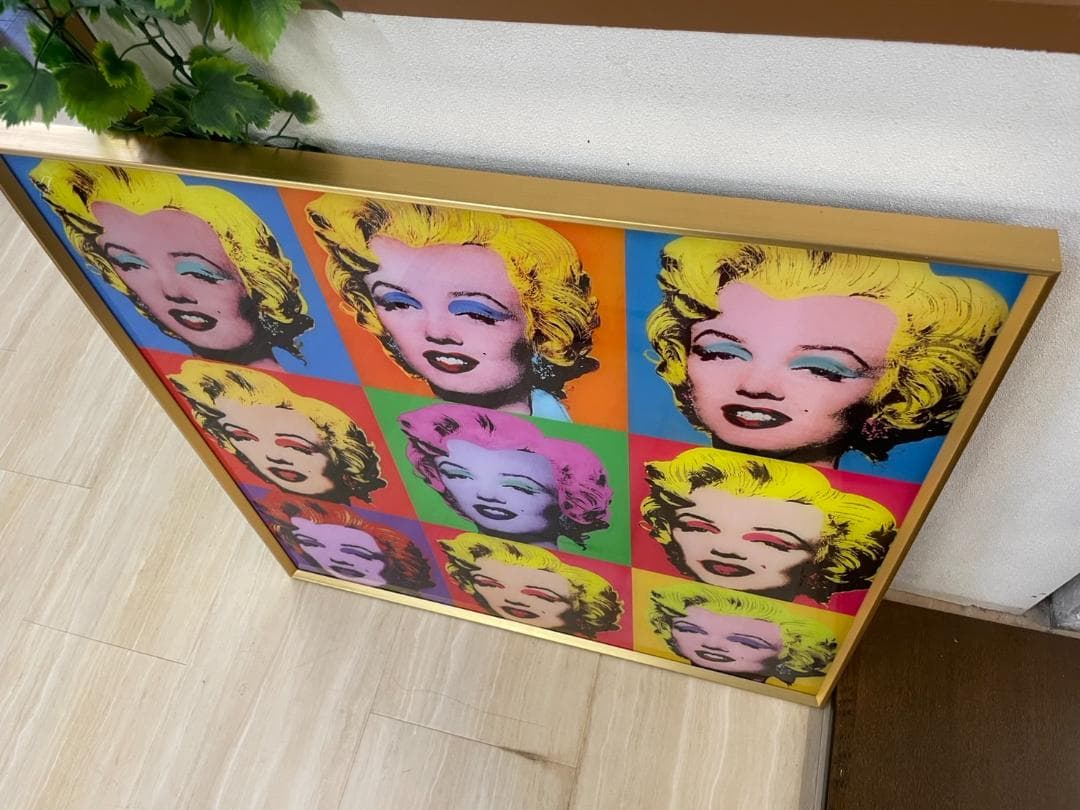 アートパネル　マリリンモンロー　絵　アート　絵画　額縁　額絵　ポスター　壁掛け