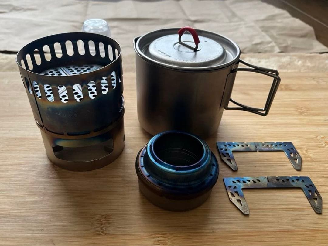 エバニュー　Ti Mug pot 500 ストーブセットおまけ付