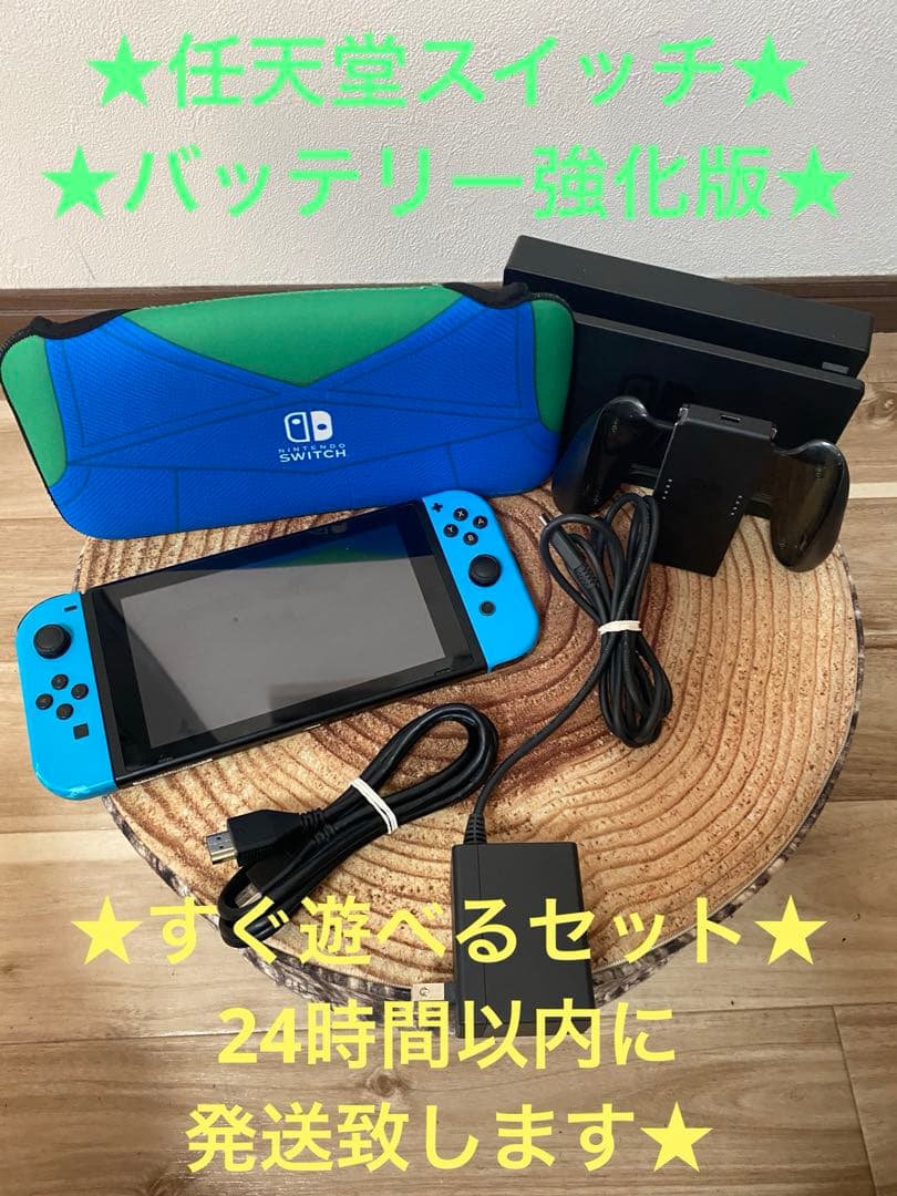 Nintendo Switch ニンテンドースイッチ本体　BLU/BLU 箱無し