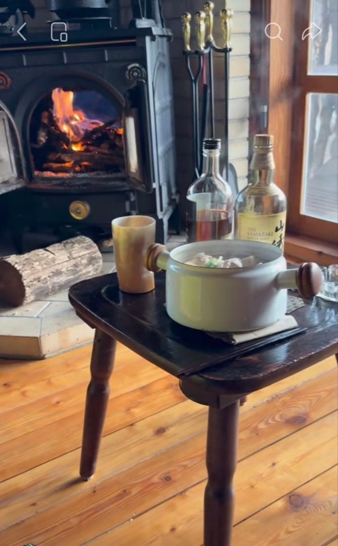 【季節商品・激安】新品鋳鉄薪ストーブ 屋外吸気可能・空気環境配慮 調理可 高蓄熱