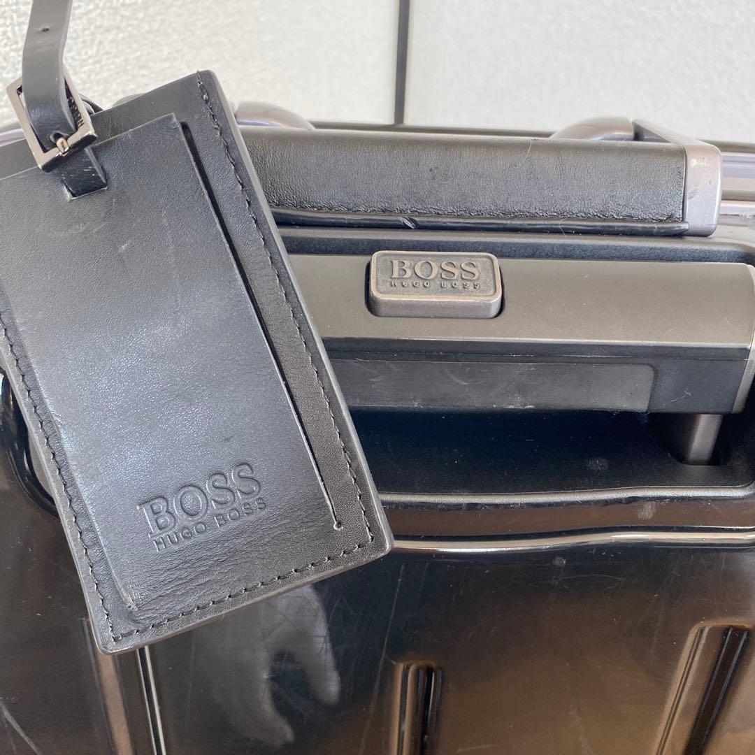 【廃盤レア物】HUGO BOSS スーツケース　大容量　黒