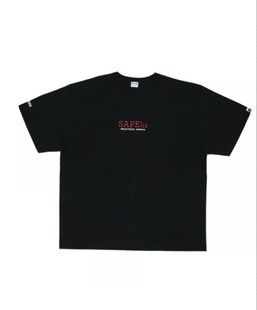 SAPEur LEGEND SMILE HEAD S/S TEE ブラックXXL