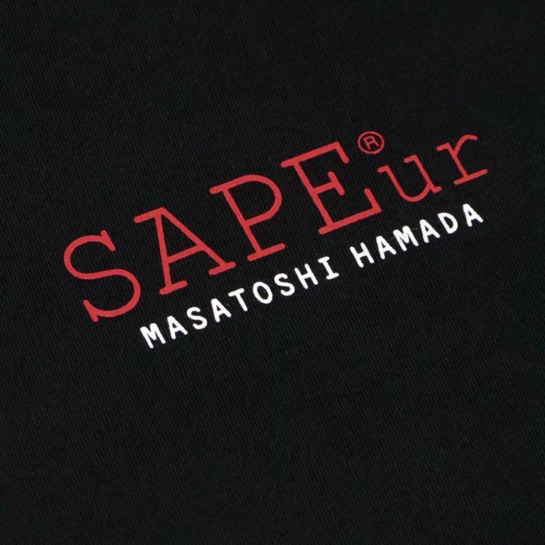 SAPEur LEGEND SMILE HEAD S/S TEE ブラックXXL