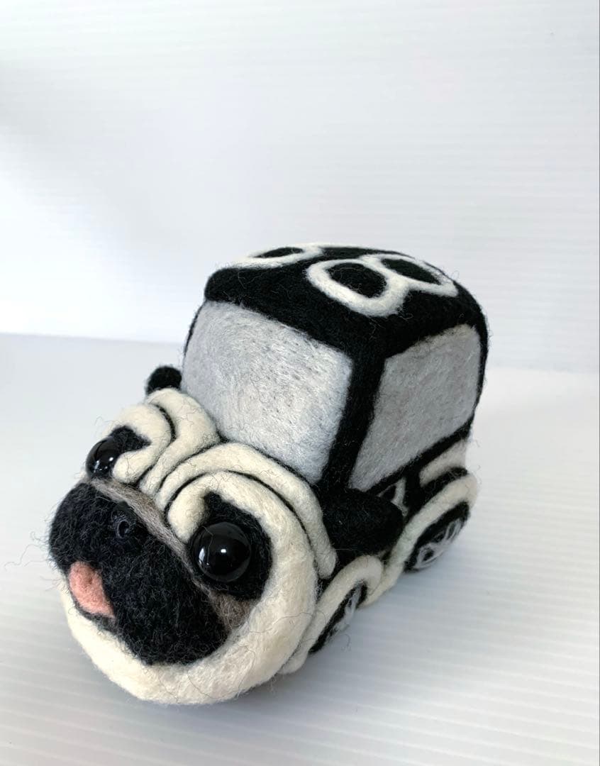 羊毛フェルト　　パグカー　スイフト180sx