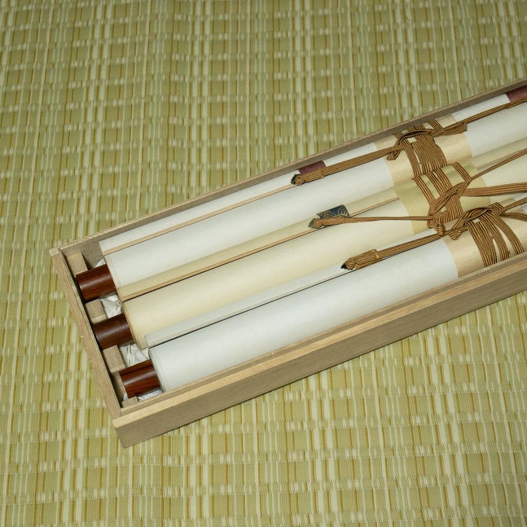 掛軸-1722　佐竹本三十六歌仙　斎宮女御　紀貫之　小大君　伊藤嘉晃監修　復刻