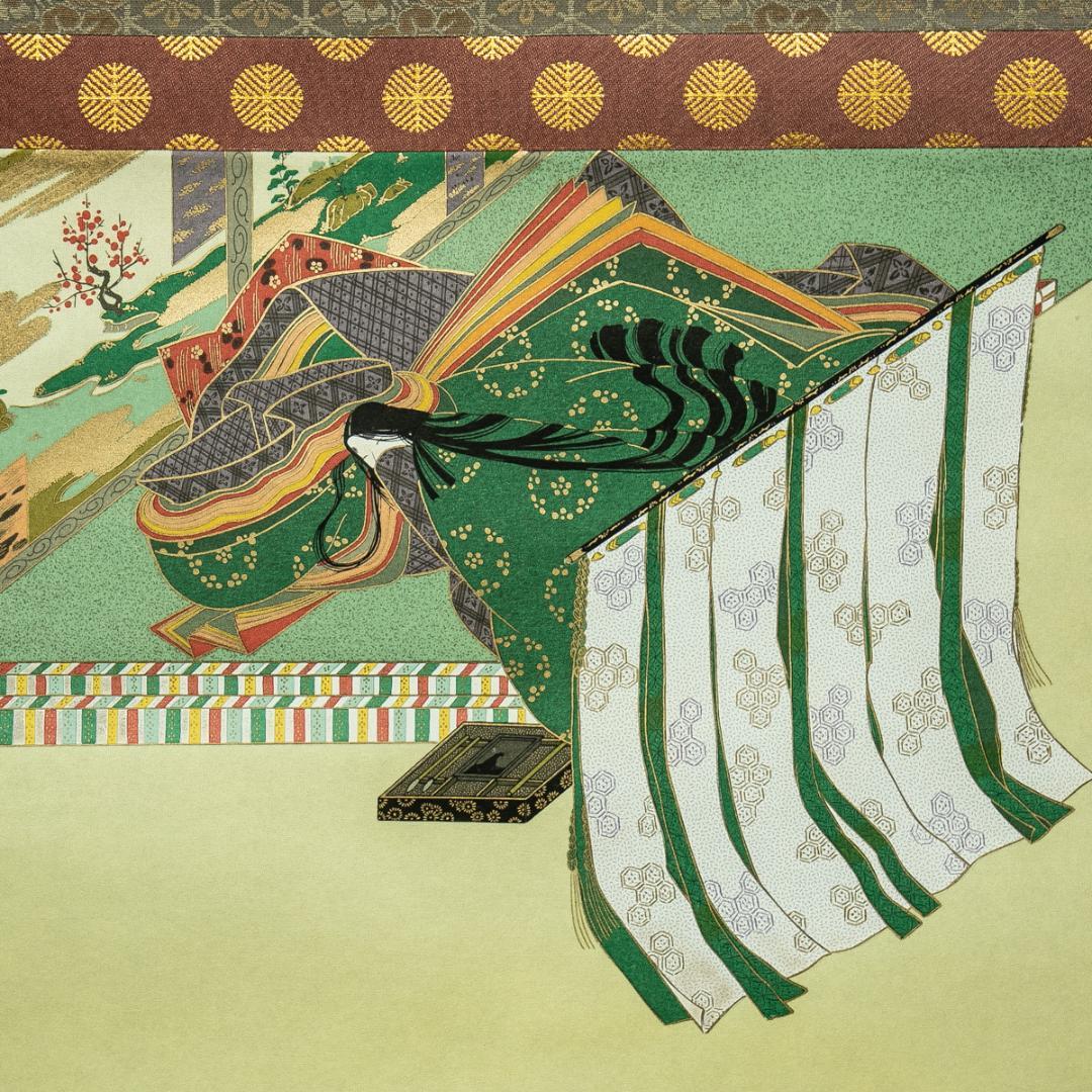 掛軸-1722　佐竹本三十六歌仙　斎宮女御　紀貫之　小大君　伊藤嘉晃監修　復刻