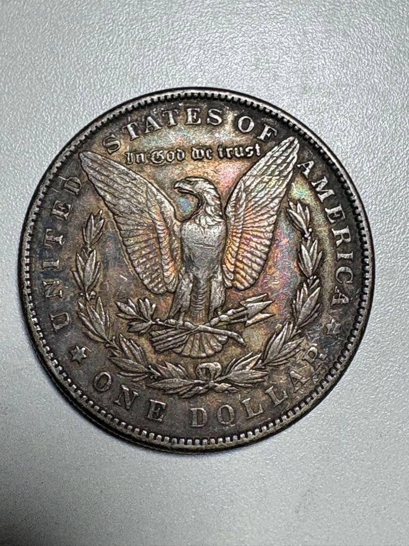 【本物保証】希少　アメリカ　モルガンダラー　1ドル銀貨　1884年 26.69g