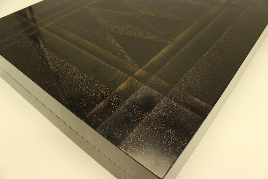 漆器 蒔絵 蓋物 共箱(A889)