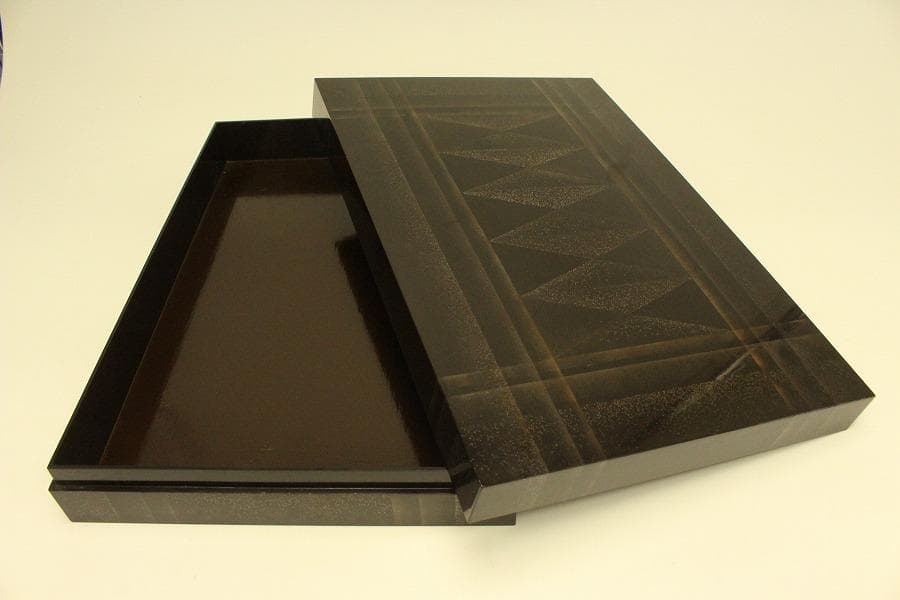 漆器 蒔絵 蓋物 共箱(A889)