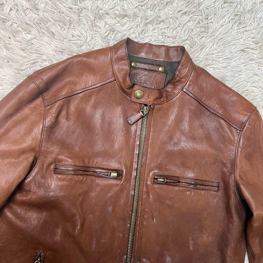 コーチ COACH ライダース シングルライダース 羊革 シープスキン S