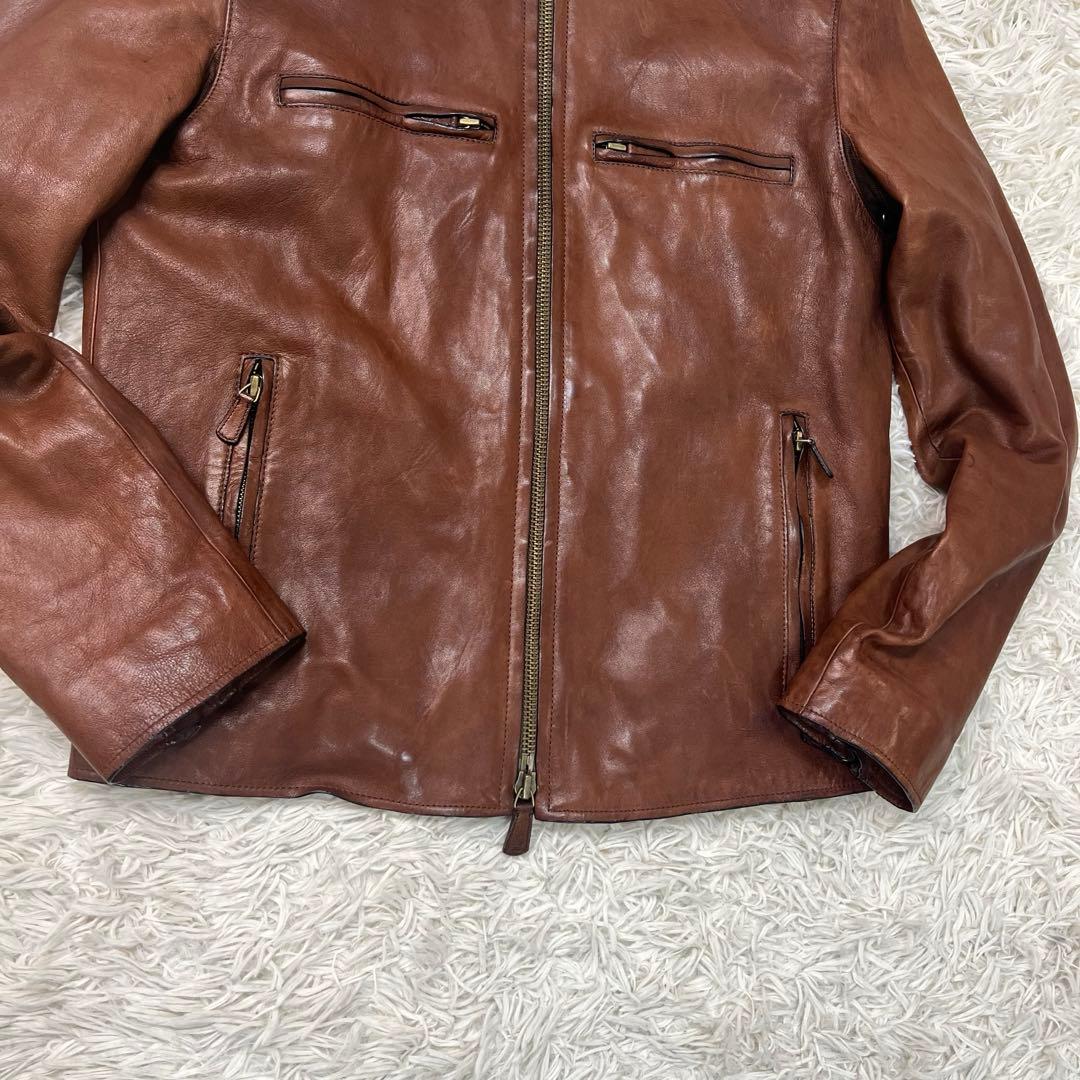 コーチ COACH ライダース シングルライダース 羊革 シープスキン S