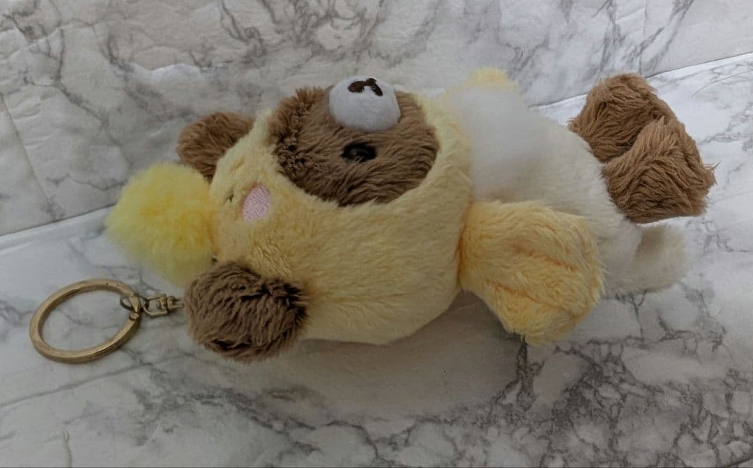 リラックマ　あなたのちいさなかぞく　ぶらさげぬいぐるみ　チャイロイコグマ