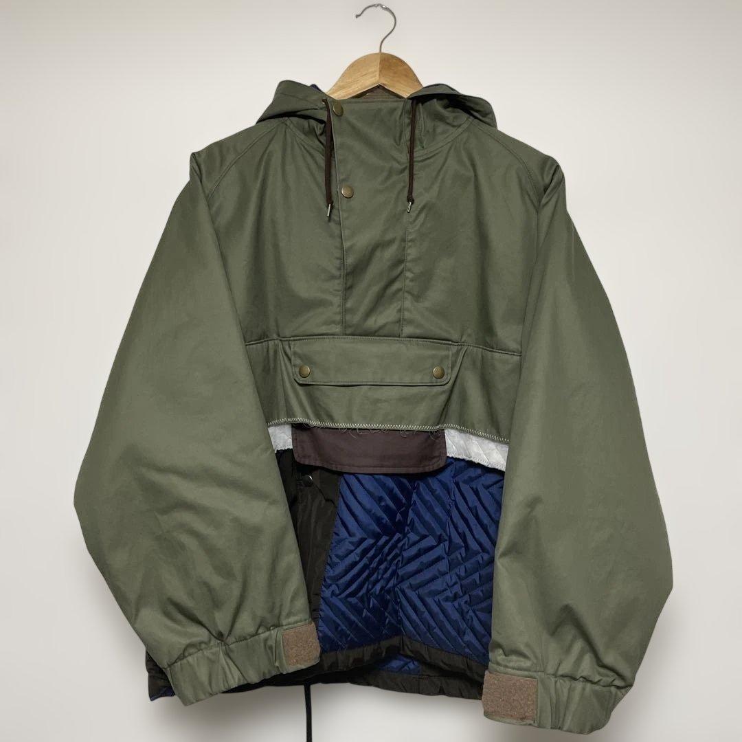 【kolor 22AW】アノラック ブルゾン サイズ1 カーキ