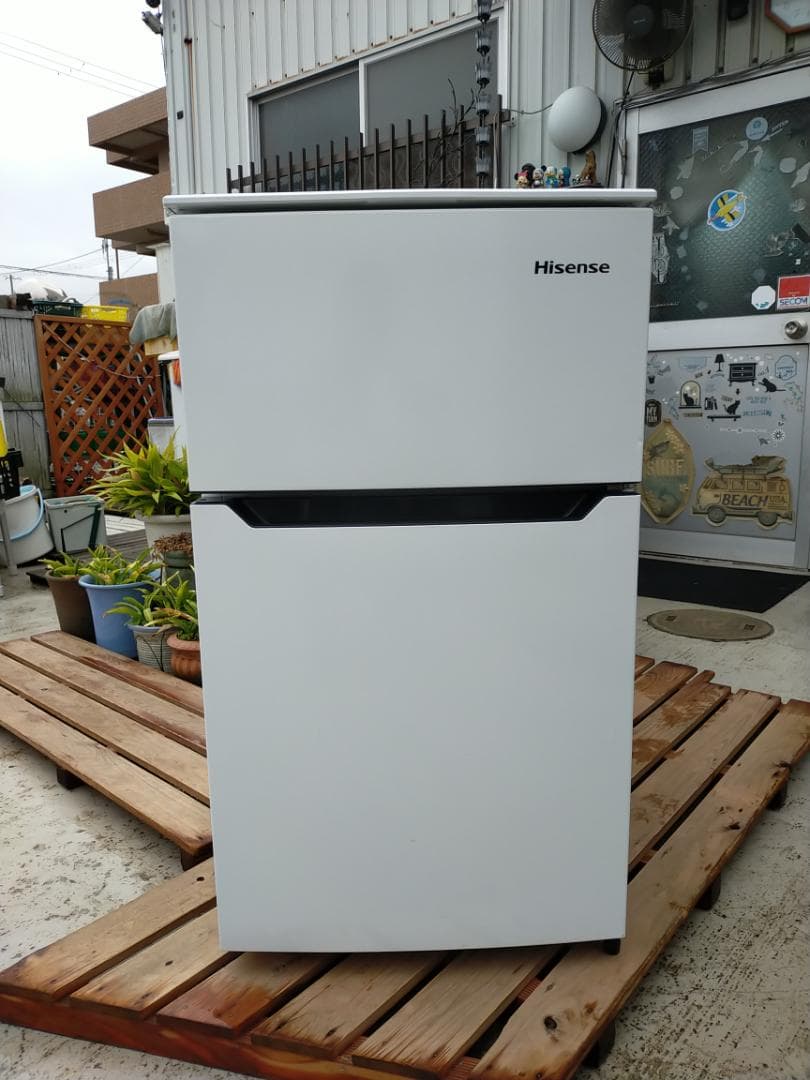 （送料・設置込み）Hisense 2ドア冷凍冷蔵庫☆HR-B95A☆2018年製
