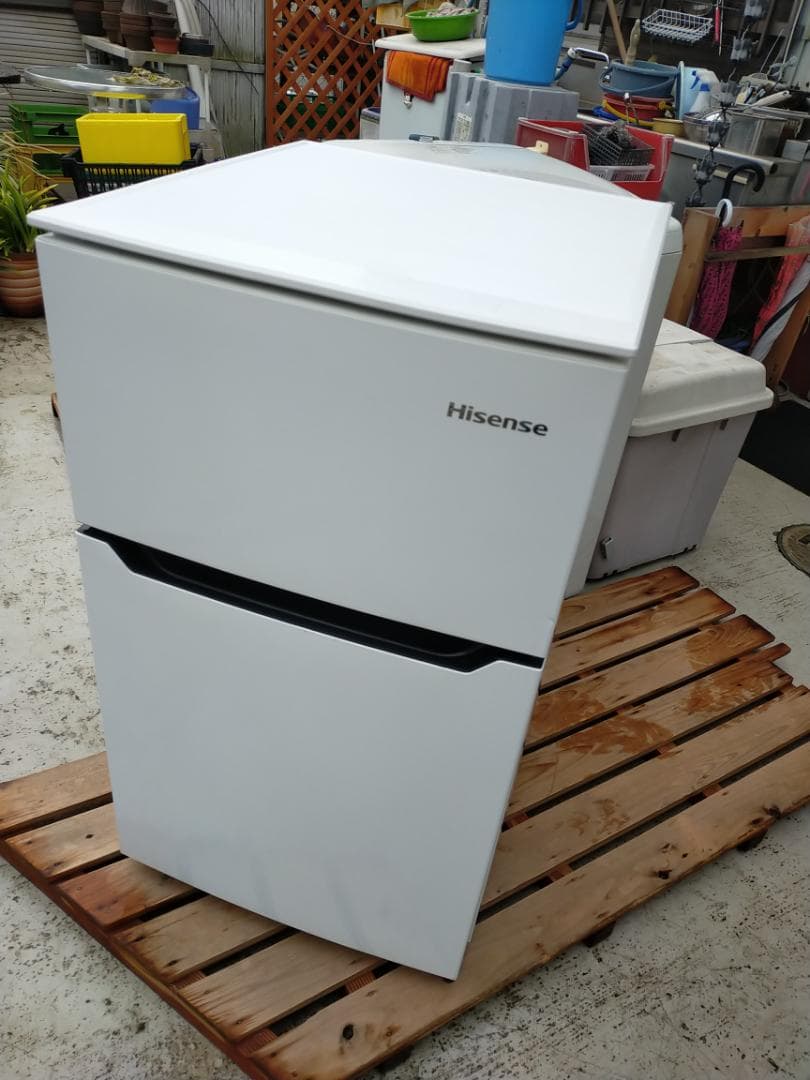 （送料・設置込み）Hisense 2ドア冷凍冷蔵庫☆HR-B95A☆2018年製