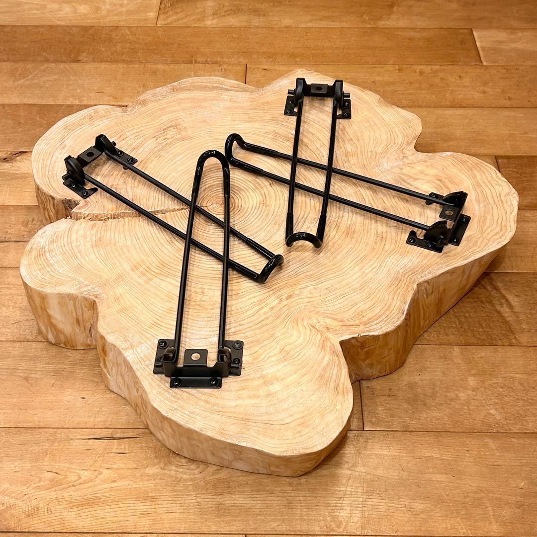 【Hinoki Iron Table 】No.1222