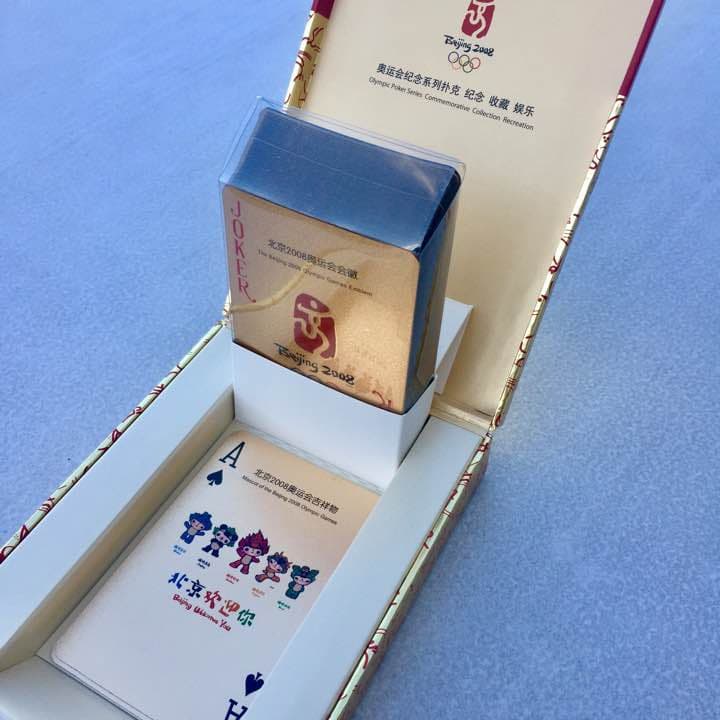 【新品】北京オリンピック  公式トランプ 金！！