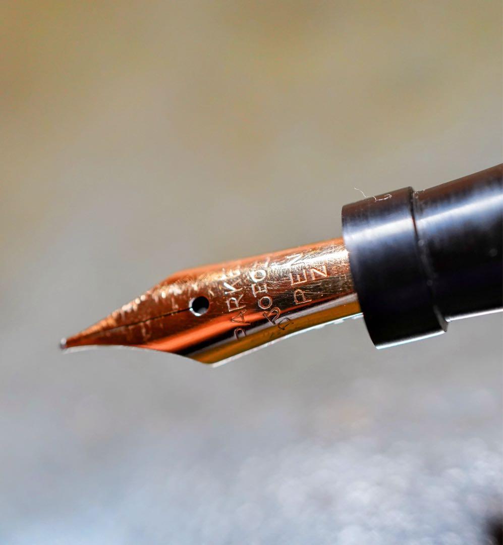 Parker デュオフォールド　万年筆　OH済み　1926年製　EF相当　極細字