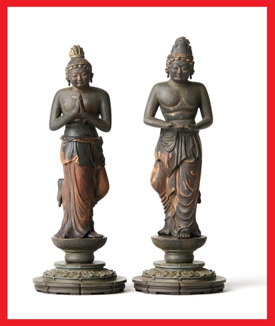 ★新品同様★イスム TanaCOCORO 掌 仏像 観音菩薩 勢至菩薩★15