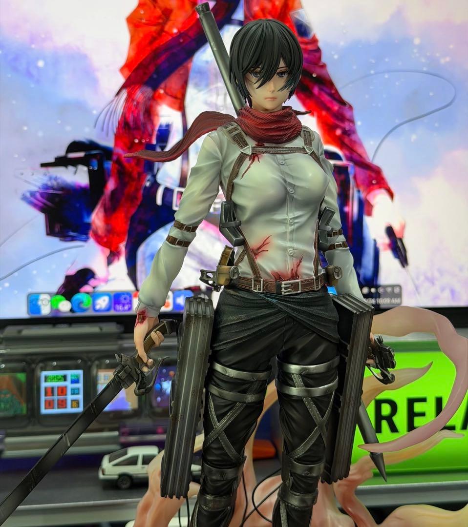 進撃の巨人 ③ ミカサ・アッカーマン ガレージキット ガレキ スタチュー