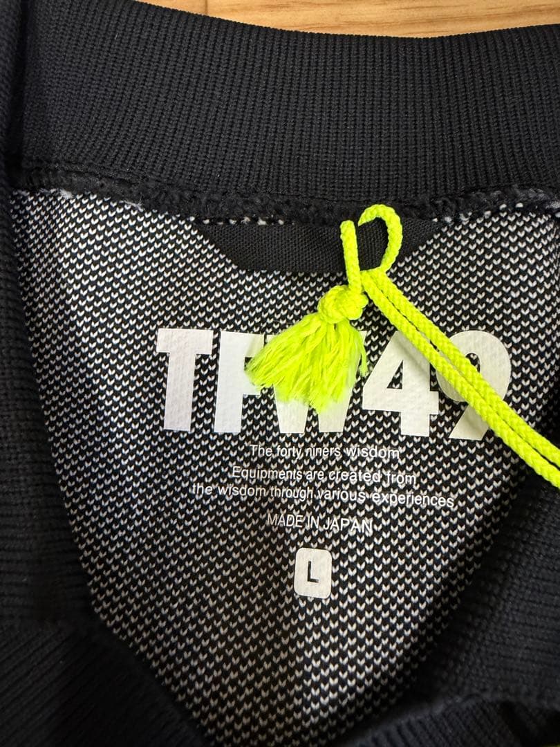 新品正規品【TFW49/L】ニットポロ　長袖カットソー高機能ポリエステルUVケア