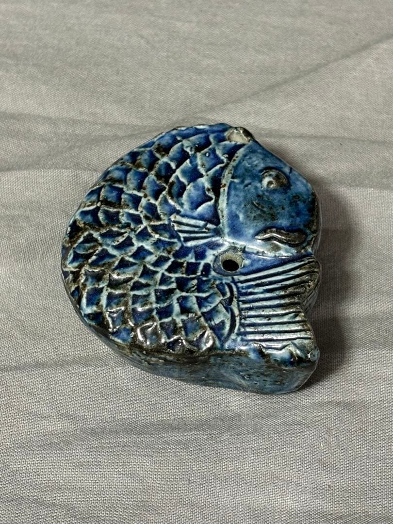 李朝　魚型水滴