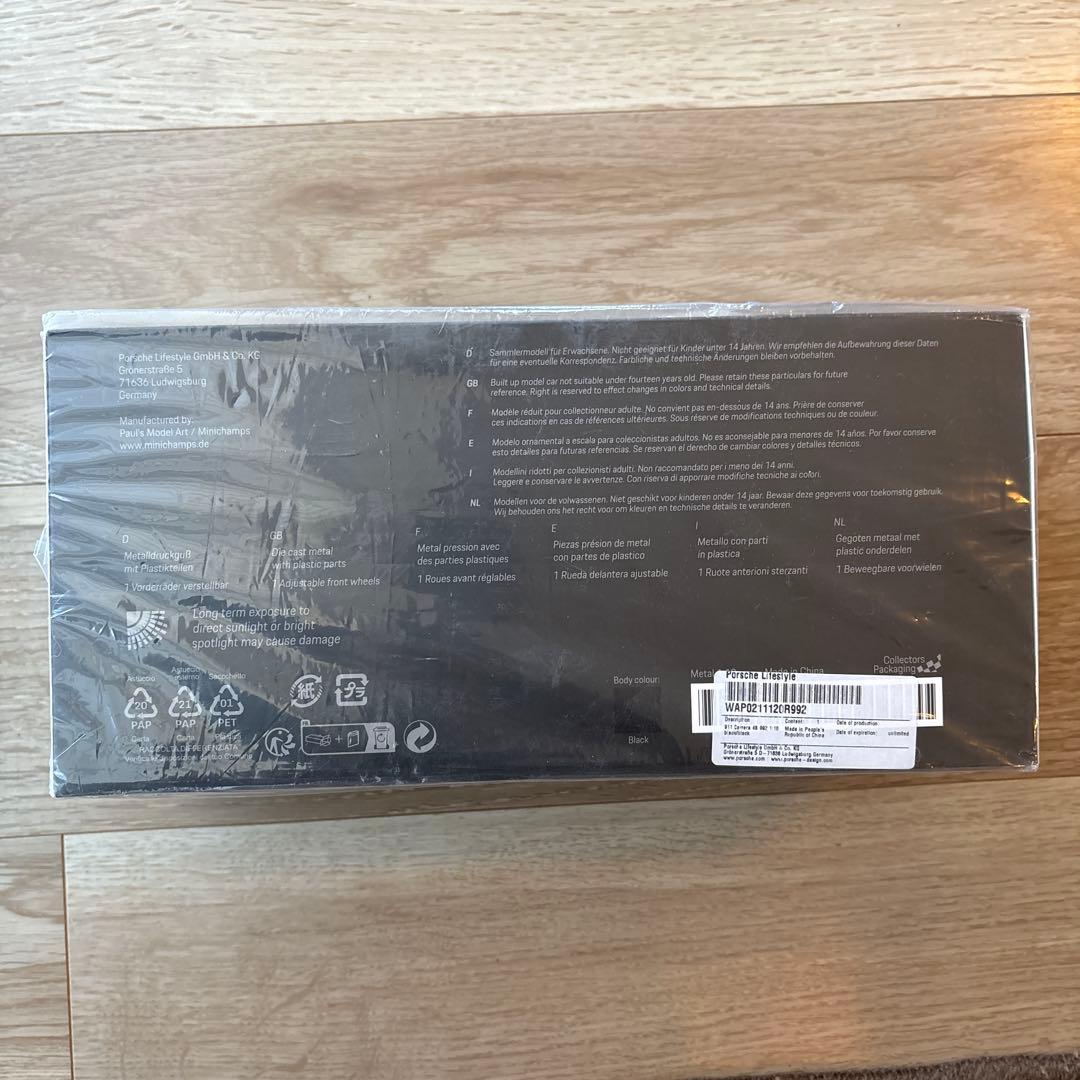 ミニチャンプス ポルシェ911 992.1 カレラ4S 1/18 新品