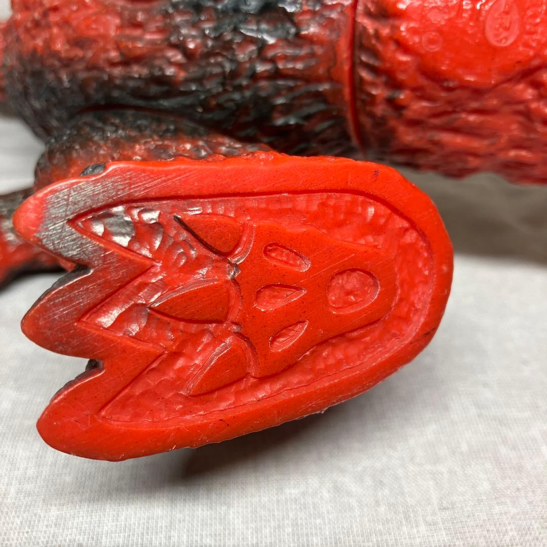 当時版　グレートザウルス　ゴジラ　ソフビ