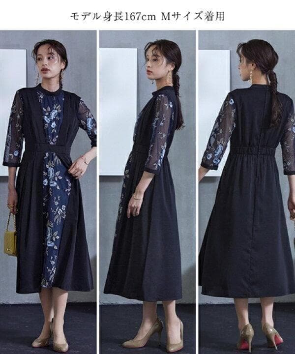 カラルス セレブ 高級 高見え 大きいサイズ 美ライン 上品 人気 フラワー 花