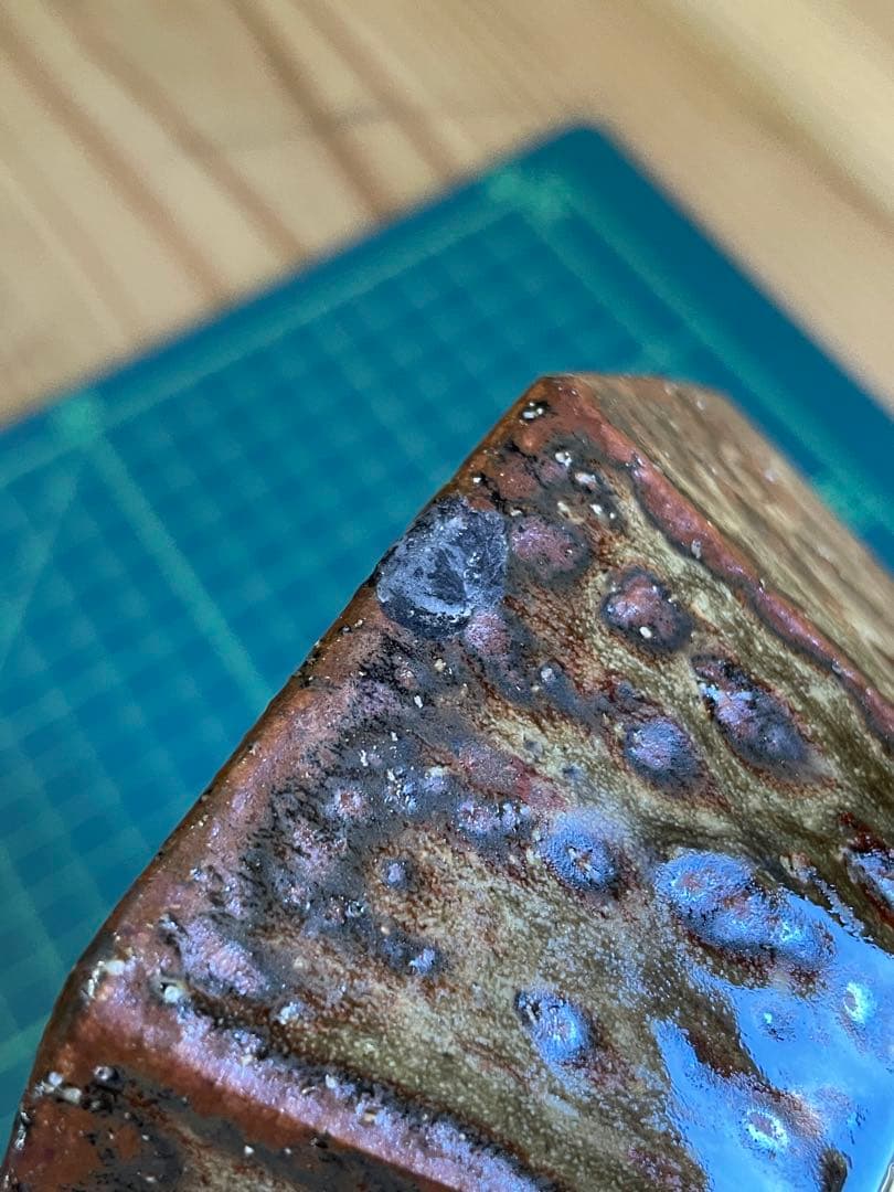 s*a様 宮城陶器　宮城正幸　八角鉢　四つ【m1402 沖縄　やみむん　骨董　民