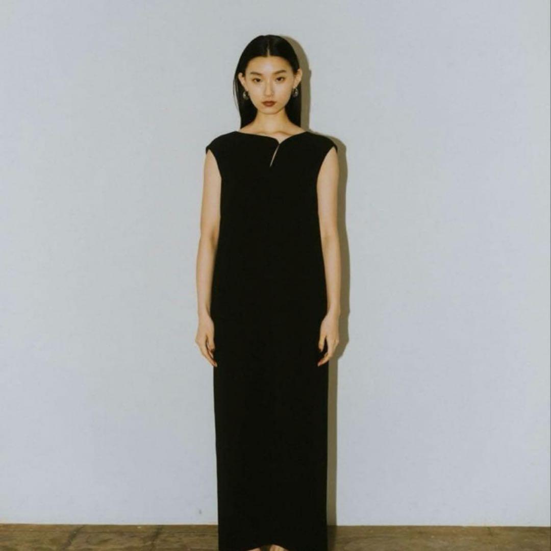 ANDRESD ドレス　glossy multi ruffle dress りこ