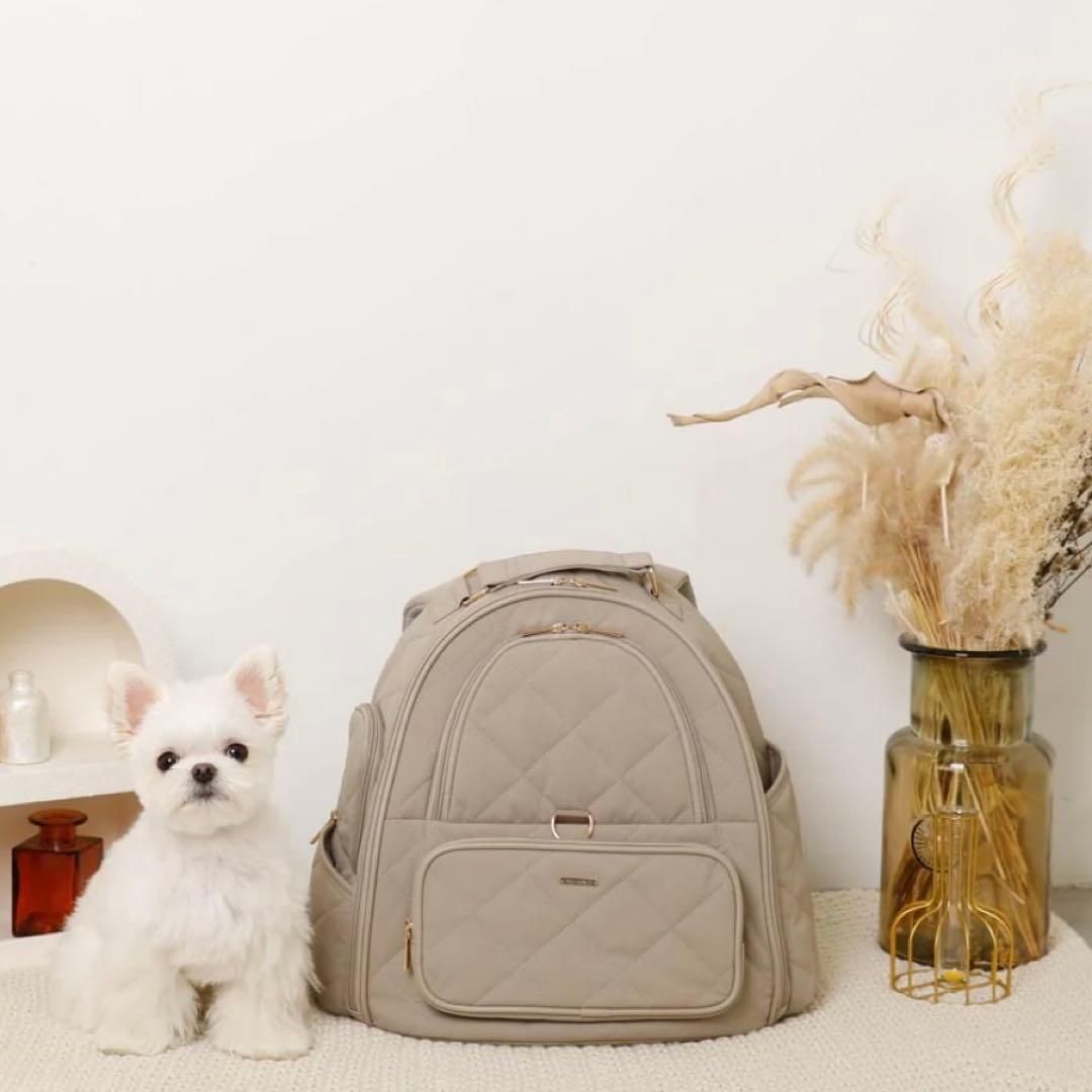 モンシェリ　撥水ドームキルティングリュック　moncheri 犬　キャリーバッグ