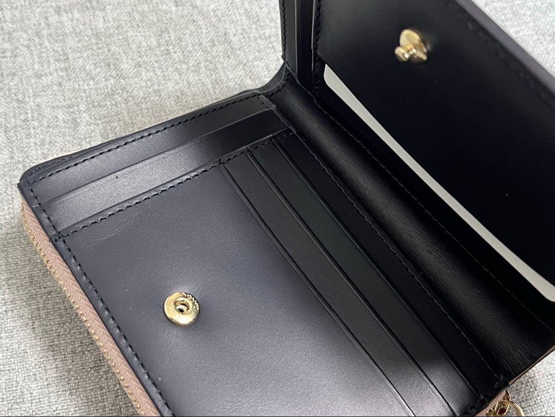 【新品】ポールスミス キャットドゥードゥル 2つ折り財布 ラウンド ピンク