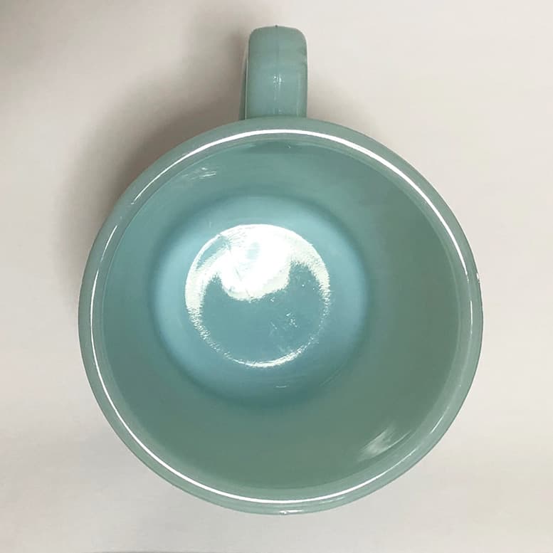 fire king D ハンドル マグ ターコイズブルー １点　＃003