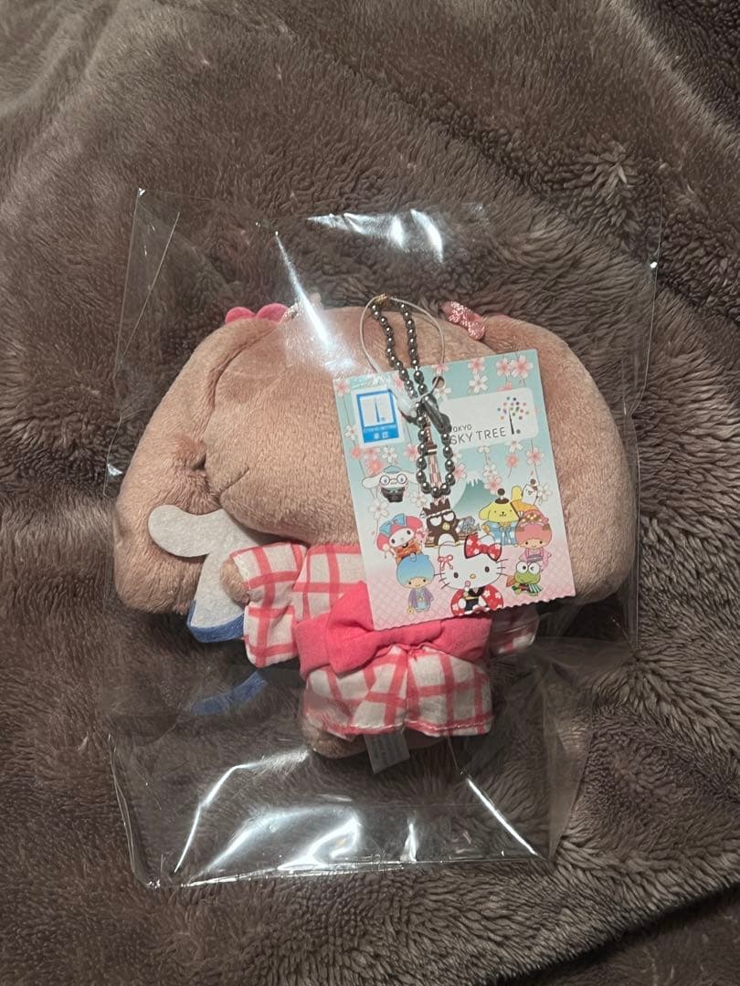 シナモンロール　モカ　スカイツリー　マスコット　ぬいぐるみ