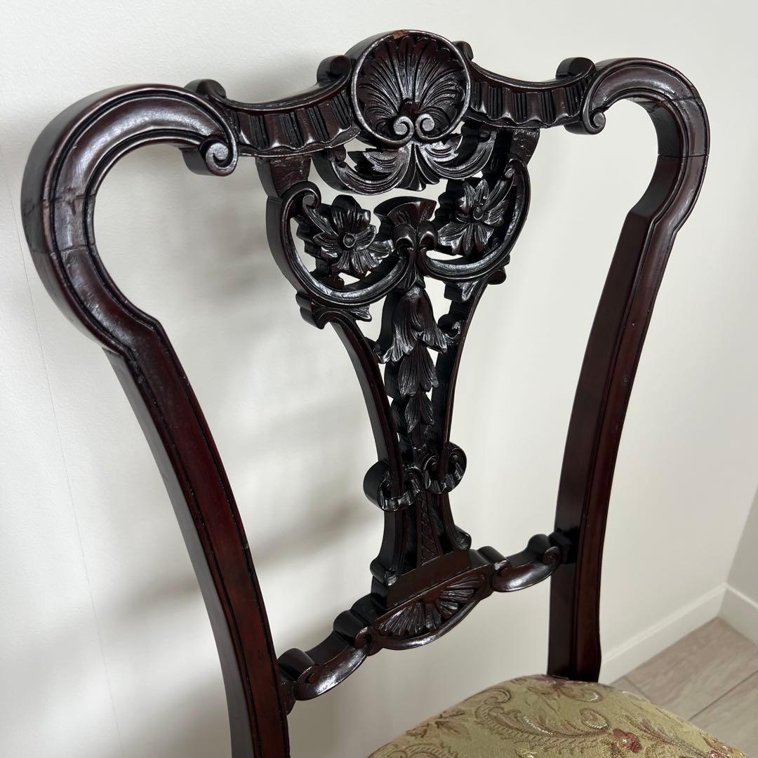 アンティーク　サロンチェア　ヨーロッパ家具