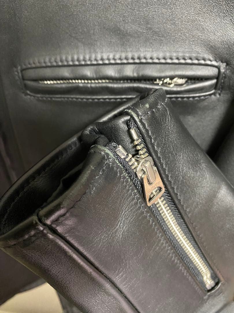 Schott レザー シングルライダースジャケット　サイズ40 64109