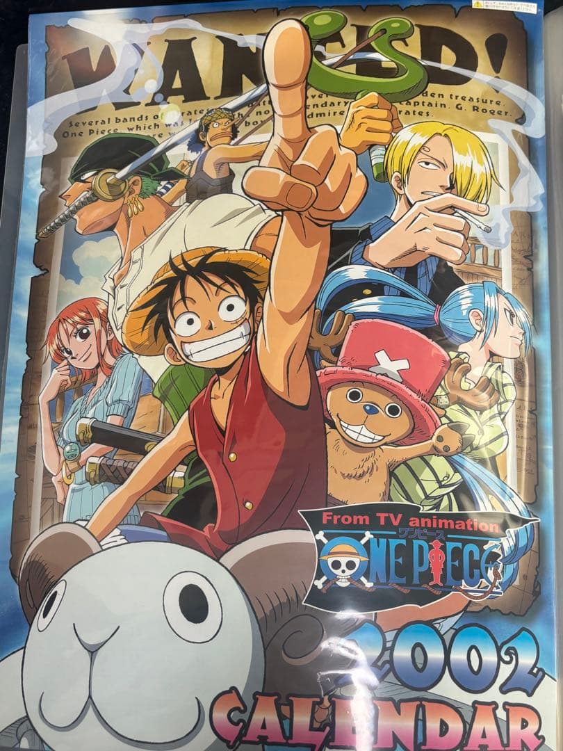 ONE PIECE ワンピース　アニメカレンダー2002
