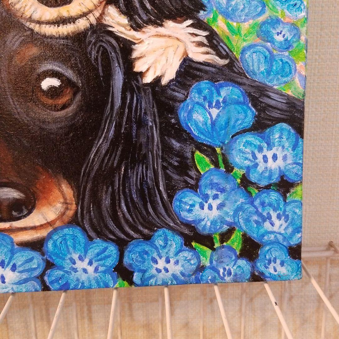 油絵 　専用　仲良しルークとコビー